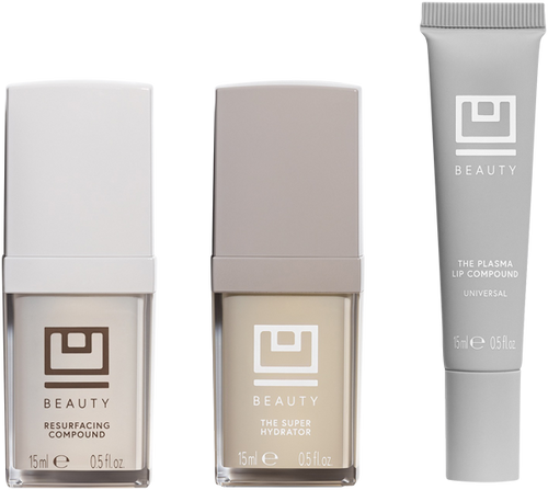 The Trio Set = Resurfacing Compound 15 ml + The Super Hydrator 15 ml + The Plasma Lip Compound 15 ml
