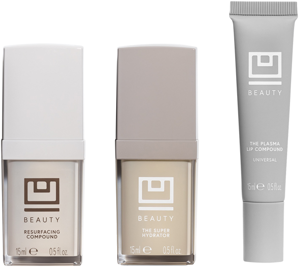 Image of The Trio Set = Resurfacing Compound 15 ml + The Super Hydrator 15 ml + The Plasma Lip Compound 15 ml