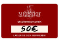 MEISTER Gutschein 50€