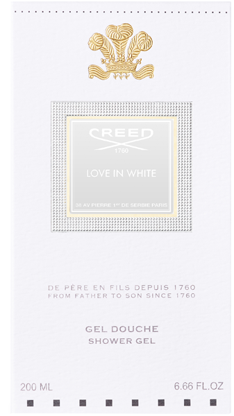 Image of Love in White Shower Gel