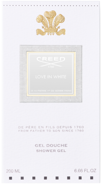 Image of Love in White Shower Gel