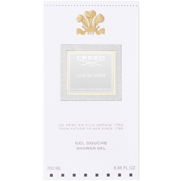 Image of Love in White Shower Gel