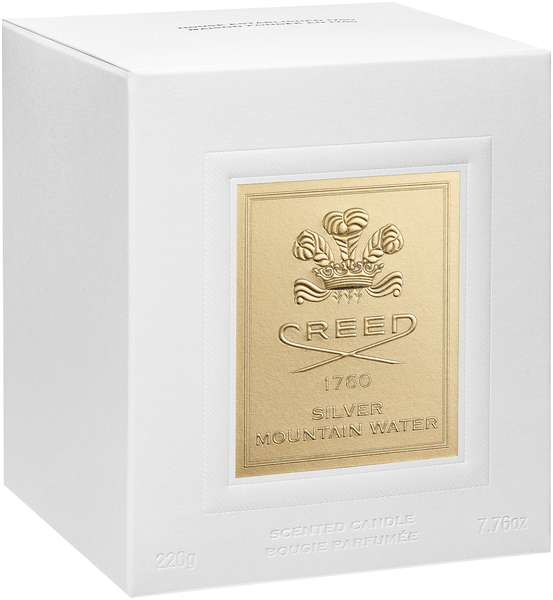 Image of Silver Mountain Water Porcelain Candle