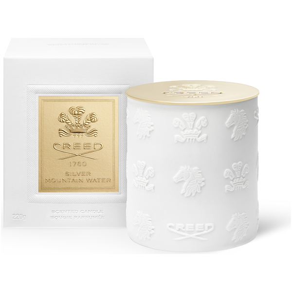 Image of Silver Mountain Water Porcelain Candle