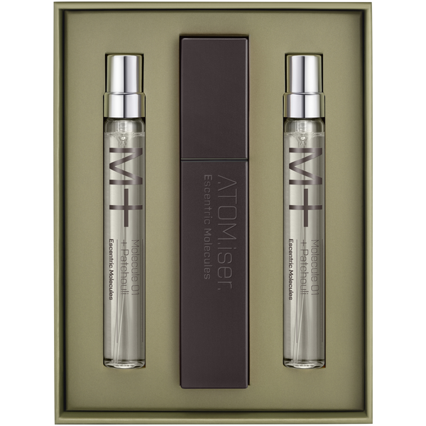 M+ Patchouli Atomizer Set 3 x 8,5ml EdT + 1 x Atomizer
