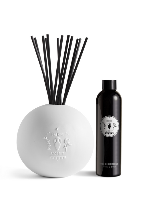 ROSE NOIRE PORCELAIN DIFFUSER SET