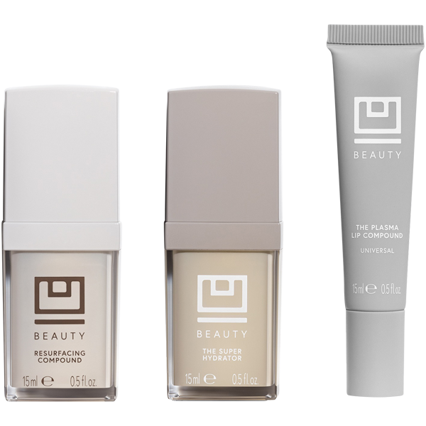 The Trio Set = Resurfacing Compound 15 ml + The Super Hydrator 15 ml + The Plasma Lip Compound 15 ml